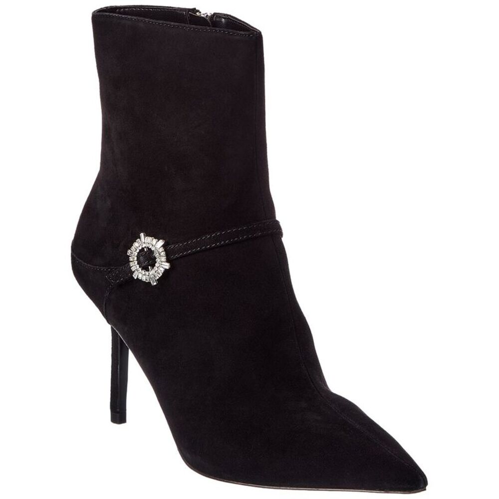 Dune London Onnel Suede Boot, Black